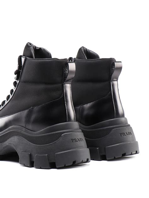 prada neoprene ankle boots|prada pegasus chunky ankle boots.